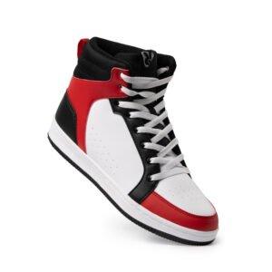 Zapatilla Casual SPACE en tejido microperforado con cordones planos.