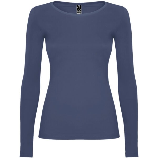 Camiseta EXTREME WOMAN en gris vigoré con mezcla de algodón y viscosa para un acabado único